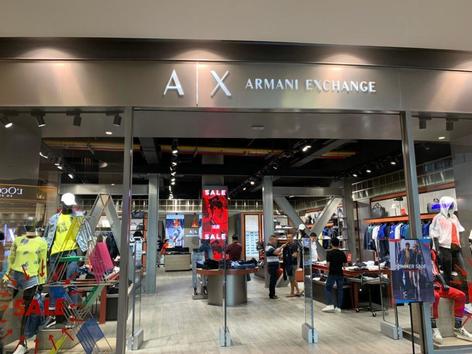 Armani exchange arden outlet mall